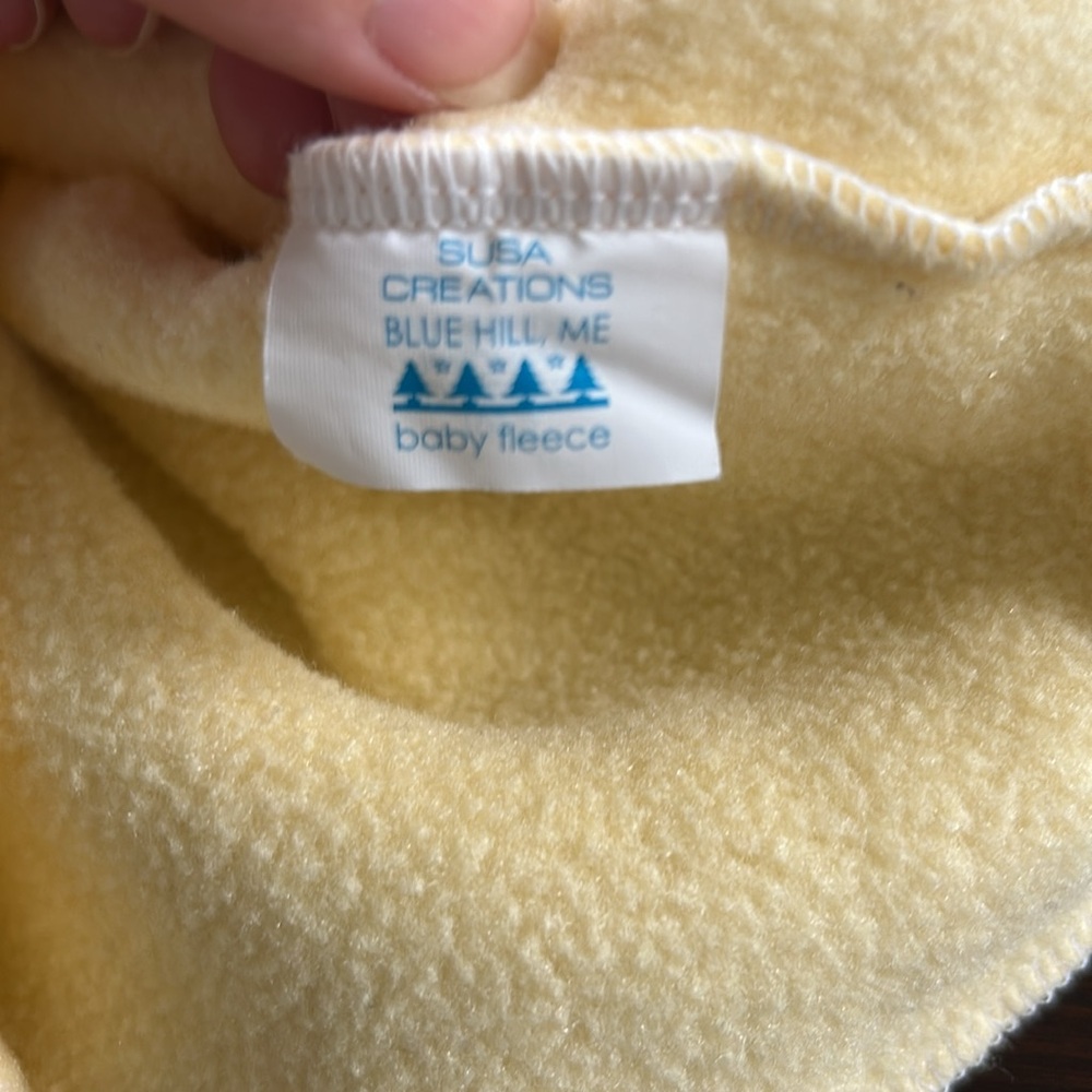 Baby girl fleece hooded jacket - Picture 5 of 8